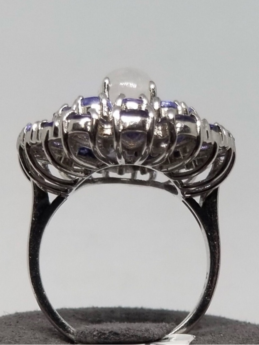 Vintage Colleen Lopez China JCL Sterling with Multi Stones Ring, Size 7. - Picture 3 of 5